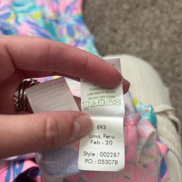 Lilly Pulitzer Margot Swing Dress Pima Cotton Soft Stretch Jersey Dress XXL - Picture 10 of 13